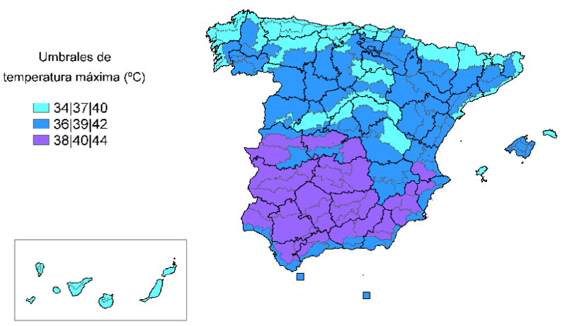 Maximum temperature warning